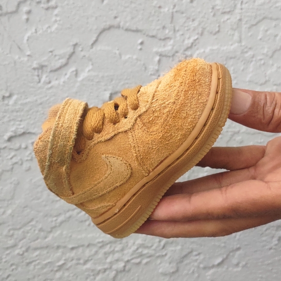 Nike Kids Force 1 Mid LV8 (TD) Sneakers (4C) - Picture 5 of 17